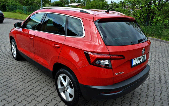 Skoda Karoq cena 82900 przebieg: 109000, rok produkcji 2019 z Dukla małe 407